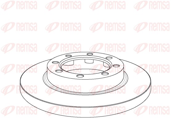 Disque de frein REMSA NCA1030.10