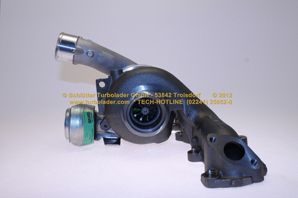 Turbocompresseur, suralimentation SCHLÜTTER TURBOLADER 166-05017MAX
