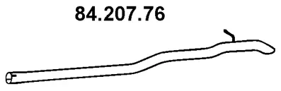 Tuyau d'échappement EBERSPÄCHER 84.207.76