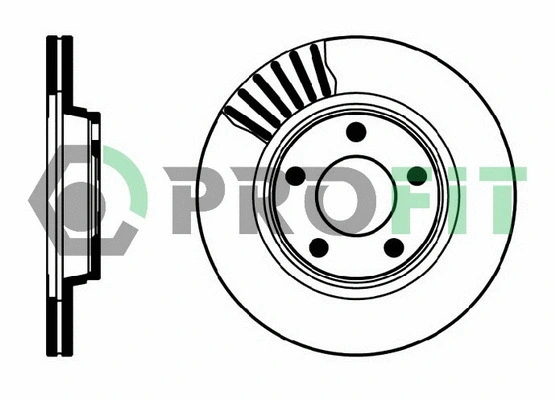 Disque de frein PROFIT 5010-1003