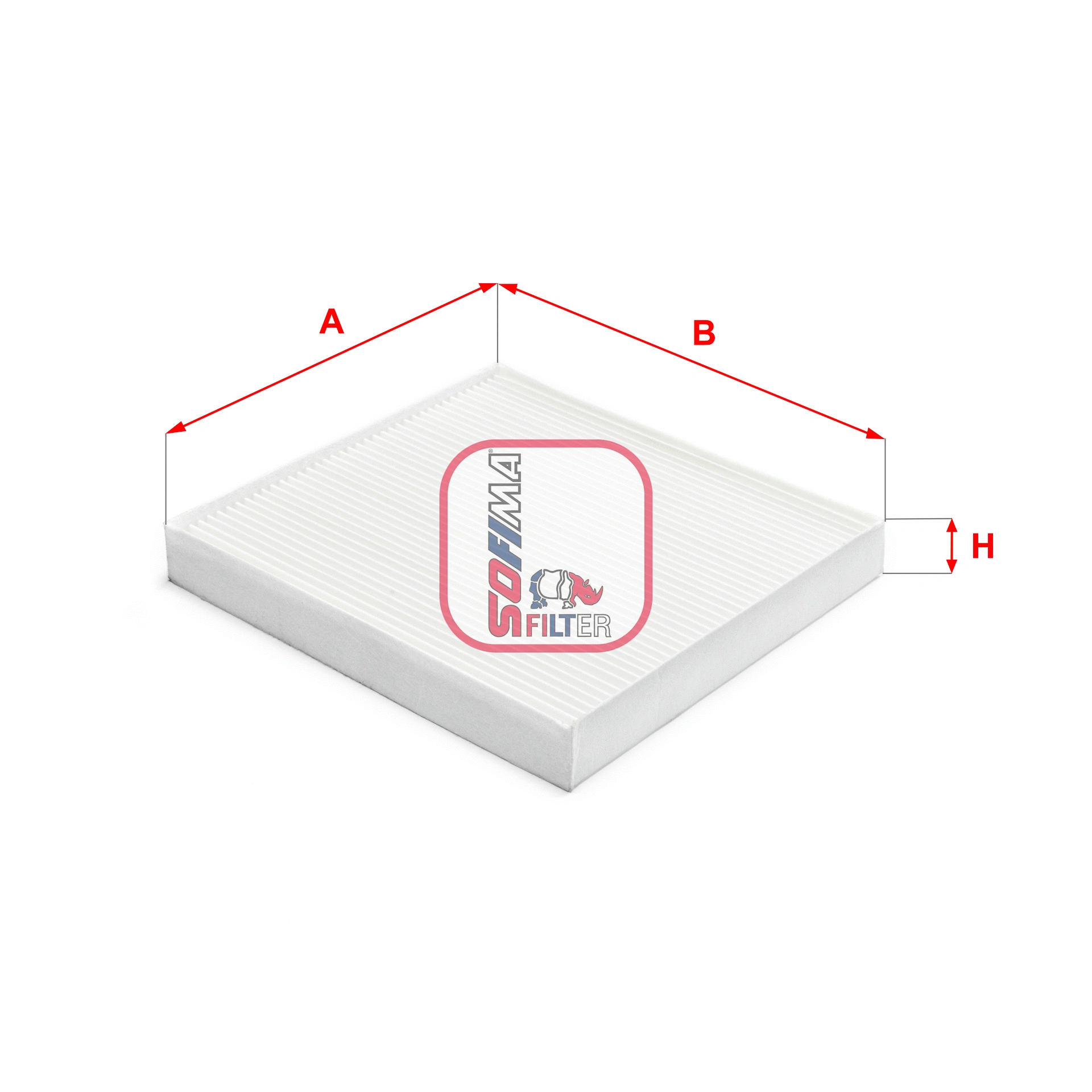 Filtre, air de l'habitacle SOFIMA S 3387 C