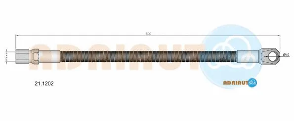 Flexible de frein ADRIAUTO 21.1202