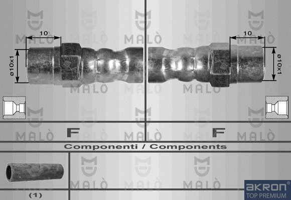 Flexible de frein AKRON-MALÒ 8256