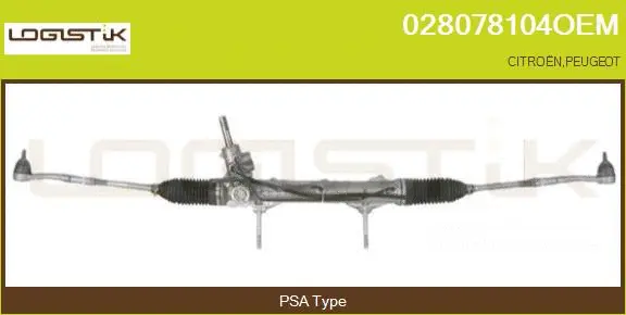 Crémaillère de direction LGK 028078104OEM