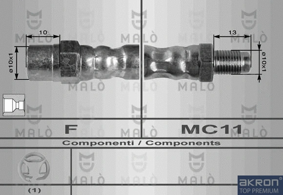 Flexible de frein AKRON-MALÒ 8233