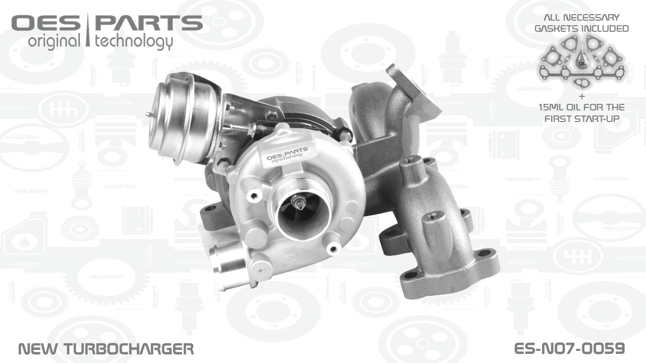 Turbocompresseur, suralimentation OES PARTS ES-N07-0059