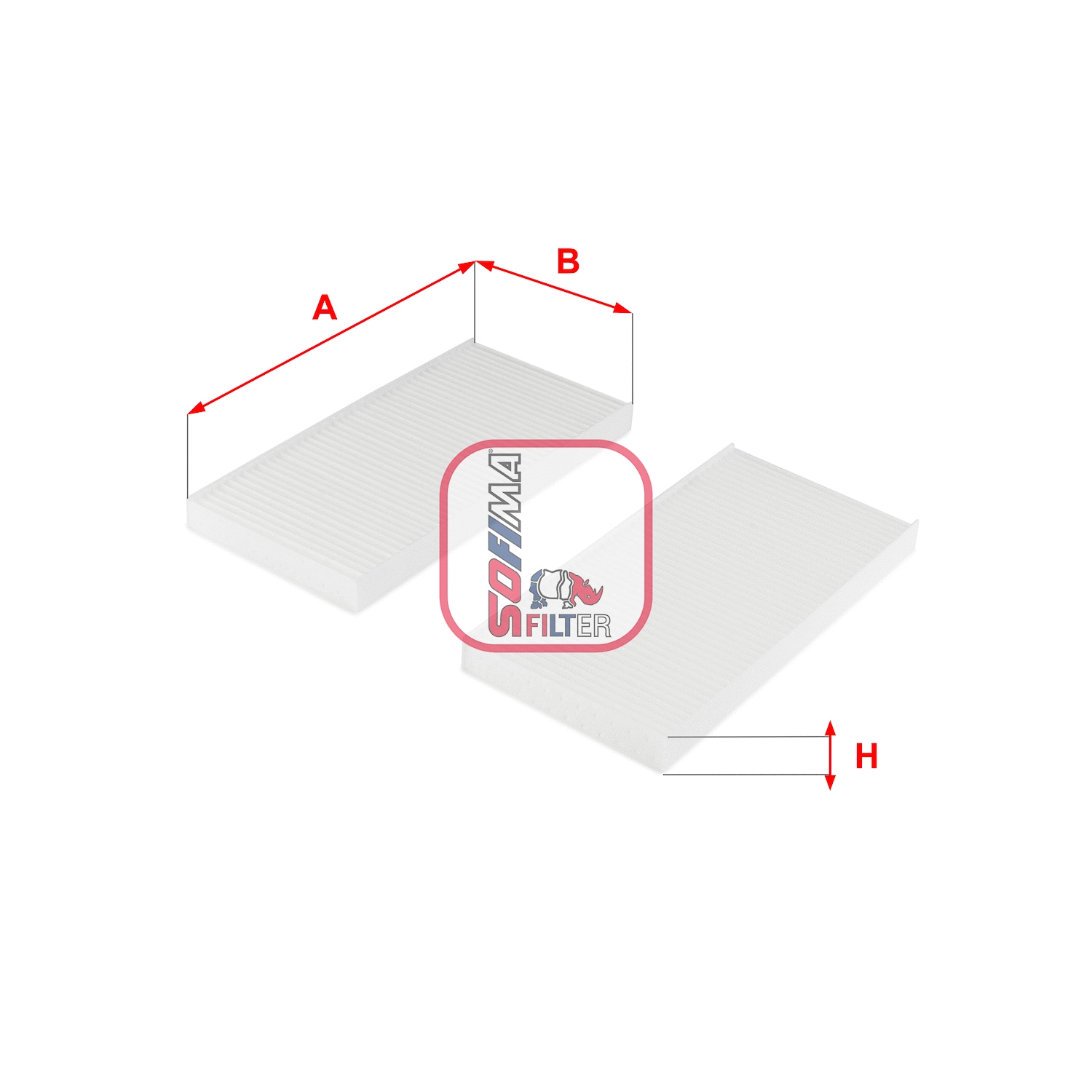 Filtre, air de l'habitacle SOFIMA S 3259 C