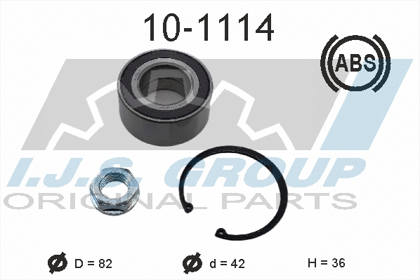 Kit de roulements de roue IJS GROUP 10-1114