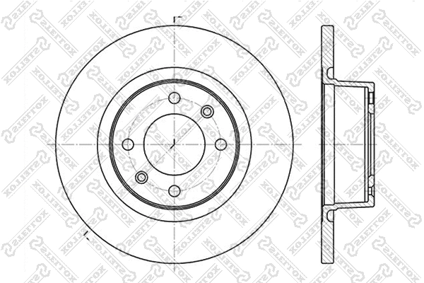 Disque de frein STELLOX 6020-1930-SX