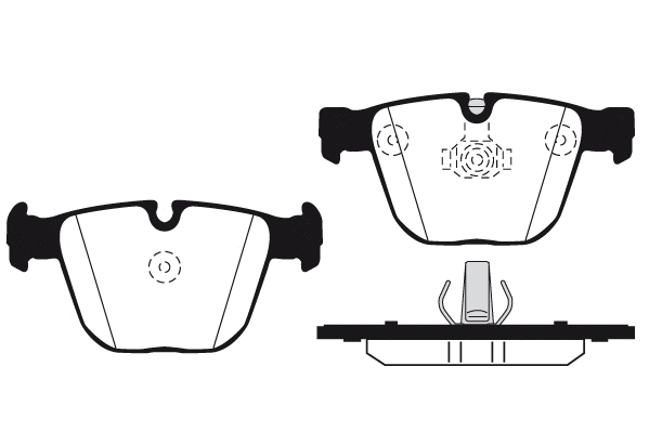 Kit de plaquettes de frein, frein à disque Technika 02301