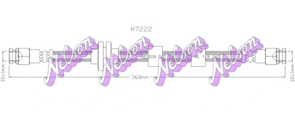 Flexible de frein KAWE H7222