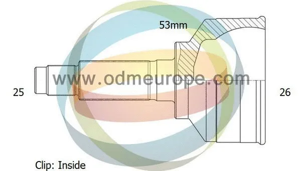 Jeu de joints, arbre de transmission 4X4 ESTANFI EST-12-011381