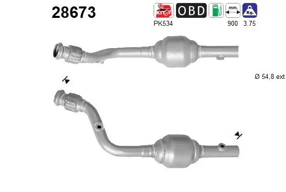 Catalyseur AS 28673