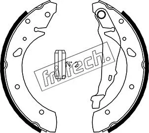 Jeu de mâchoires de frein fri.tech. 1044.020