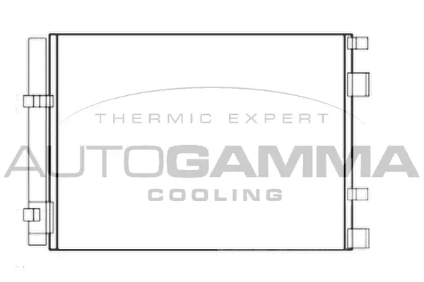 Condenseur, climatisation AUTOGAMMA 105978