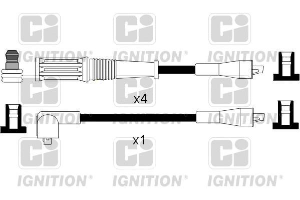 Kit de câbles d'allumage QUINTON HAZELL XC837