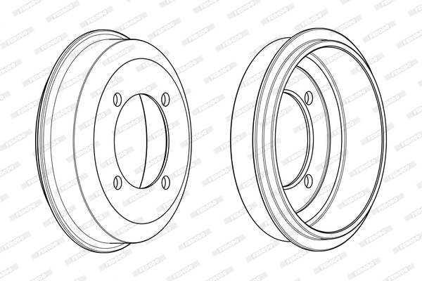 Tambour de frein FERODO FDR329321