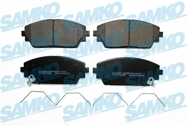 Kit de plaquettes de frein, frein à disque SAMKO 5SP2278