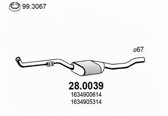 Catalyseur ASSO 28.0039