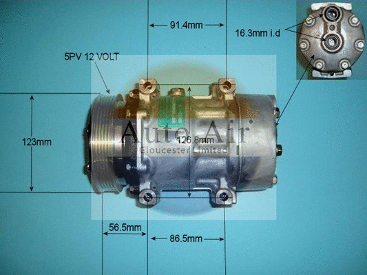 Compresseur, climatisation AUTO AIR GLOUCESTER 14-8131