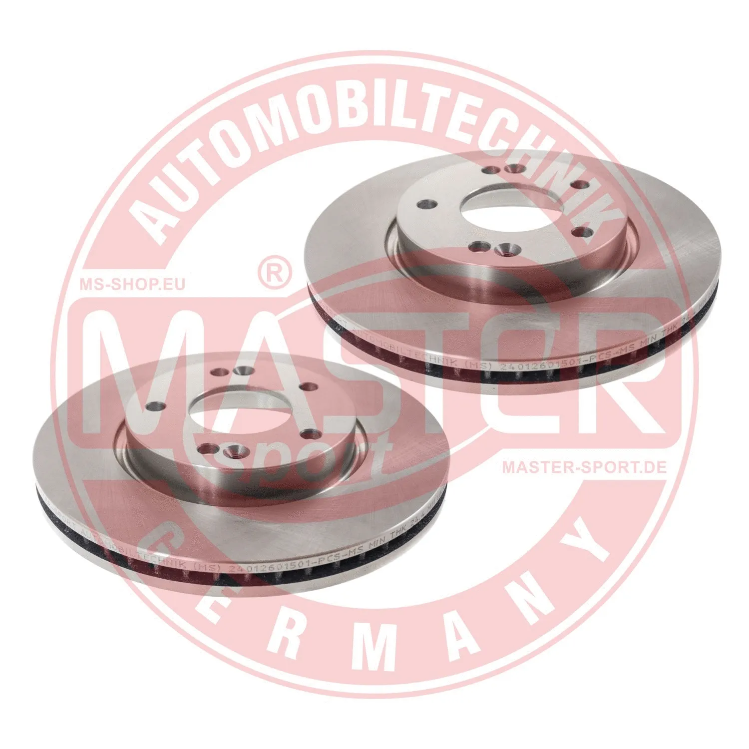 Disque de frein MASTER-SPORT GERMANY 24012601501-SET-MS