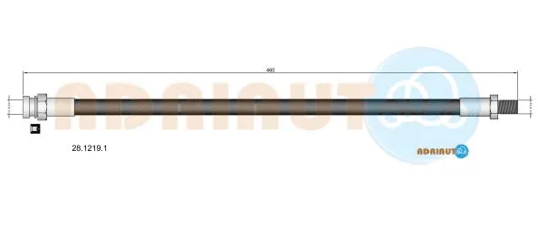 Flexible de frein ADRIAUTO 28.1219.1