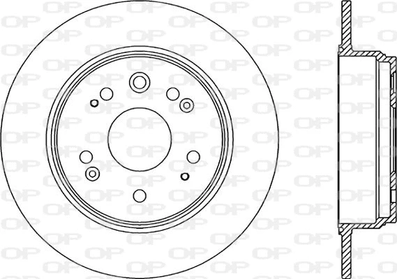 Disque de frein OPEN PARTS BDR2171.10