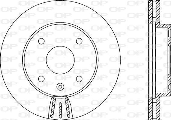 Disque de frein OPEN PARTS BDA2146.20