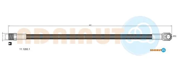 Flexible de frein ADRIAUTO 11.1283.1