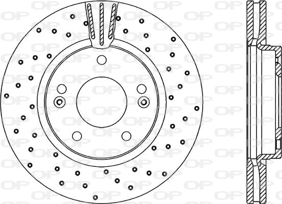 Disque de frein OPEN PARTS BDRS2138.25