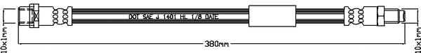 Flexible de frein JURATEK JBH1219