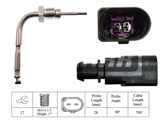 Capteur, température des gaz LEMARK LXT351