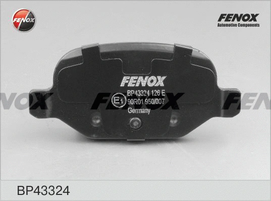 Kit de plaquettes de frein, frein à disque FENOX BP43324