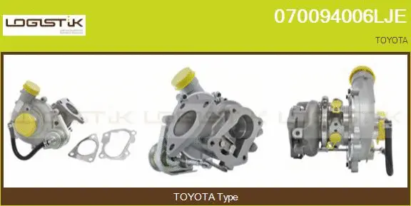 Turbocompresseur, suralimentation LGK 070094006LJE