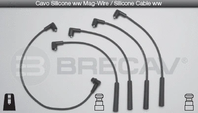 Kit de câbles d'allumage BRECAV 11.524