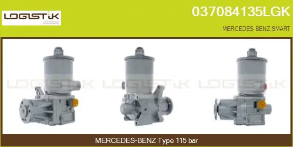 Pompe hydraulique, direction LGK 037084135LGK