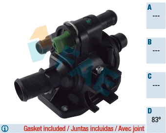 Thermostat, liquide de refroidissement FAE 5306383