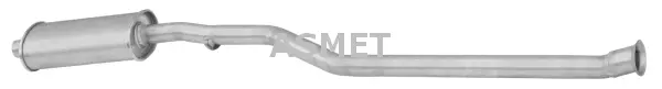 Silencieux central ASMET 09.088