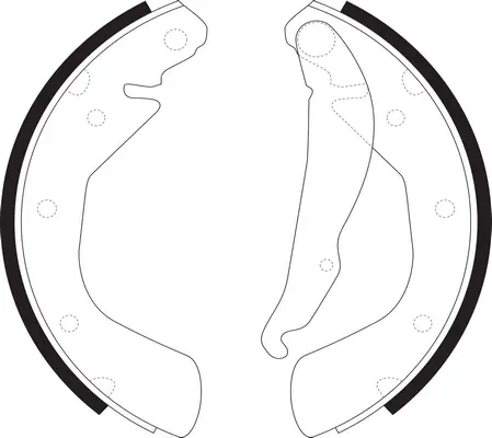 Jeu de mâchoires de frein SB BS34622