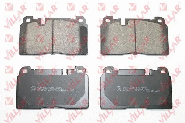 Kit de plaquettes de frein, frein à disque VILLAR 626.2118