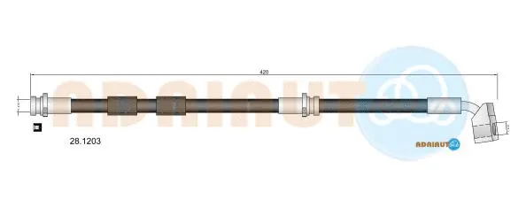 Flexible de frein ADRIAUTO 28.1203