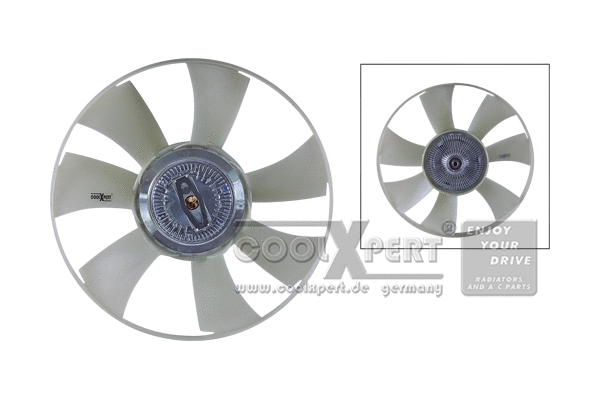Ventilateur, refroidissement du moteur BBR Automotive 001-10-21969