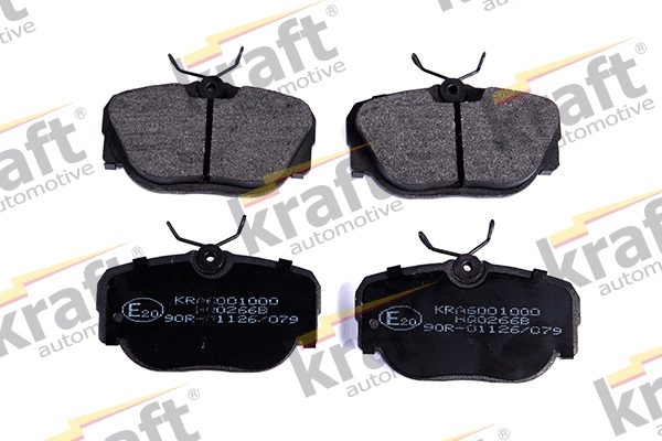 Kit de plaquettes de frein, frein à disque KRAFT AUTOMOTIVE 6001000