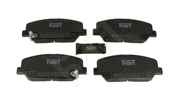 Kit de plaquettes de frein, frein à disque HART 256 530