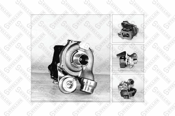 Turbocompresseur, suralimentation STELLOX 10-80318-SX