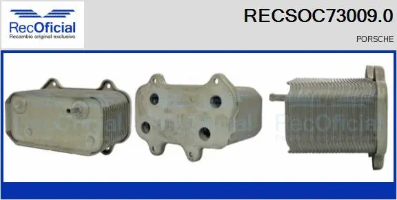 Radiateur d'huile RECOFICIAL RECSOC73009.0