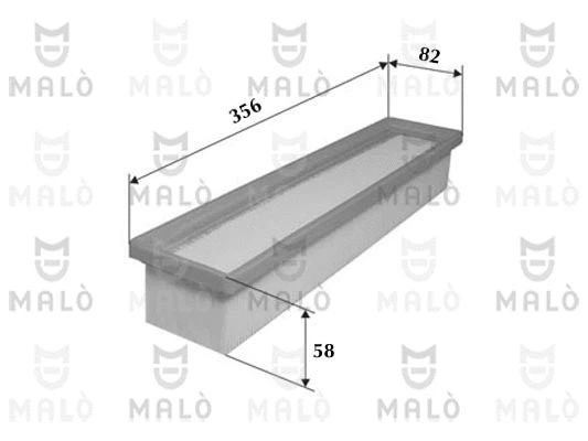 Filtre à air AKRON-MALÒ 1500018