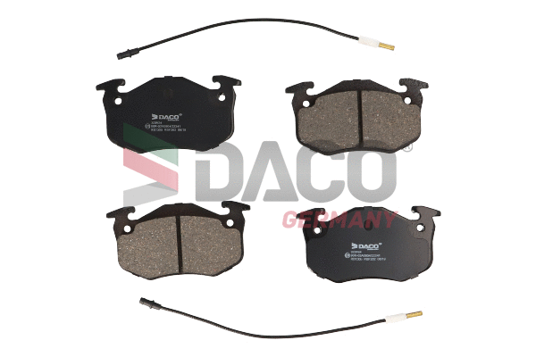 Kit de plaquettes de frein, frein à disque DACO Germany 323924
