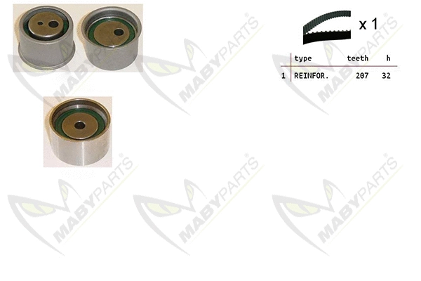 Kit de courroie crantée MABYPARTS OBK010460