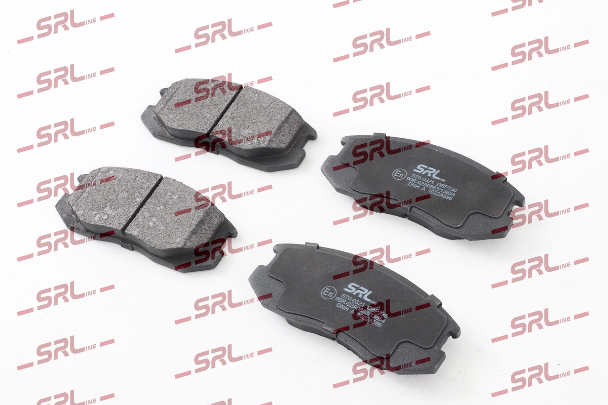 Kit de plaquettes de frein, frein à disque SRLine S70-0321